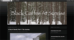 Desktop Screenshot of blackcoffeeatsunrise.com