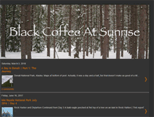Tablet Screenshot of blackcoffeeatsunrise.com